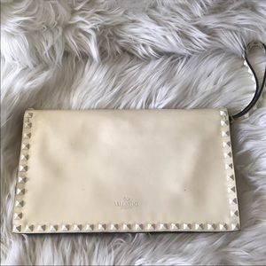 Valentino patent leather clutch
